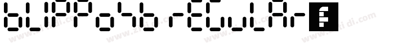 BlippoSB Regular字体字体转换